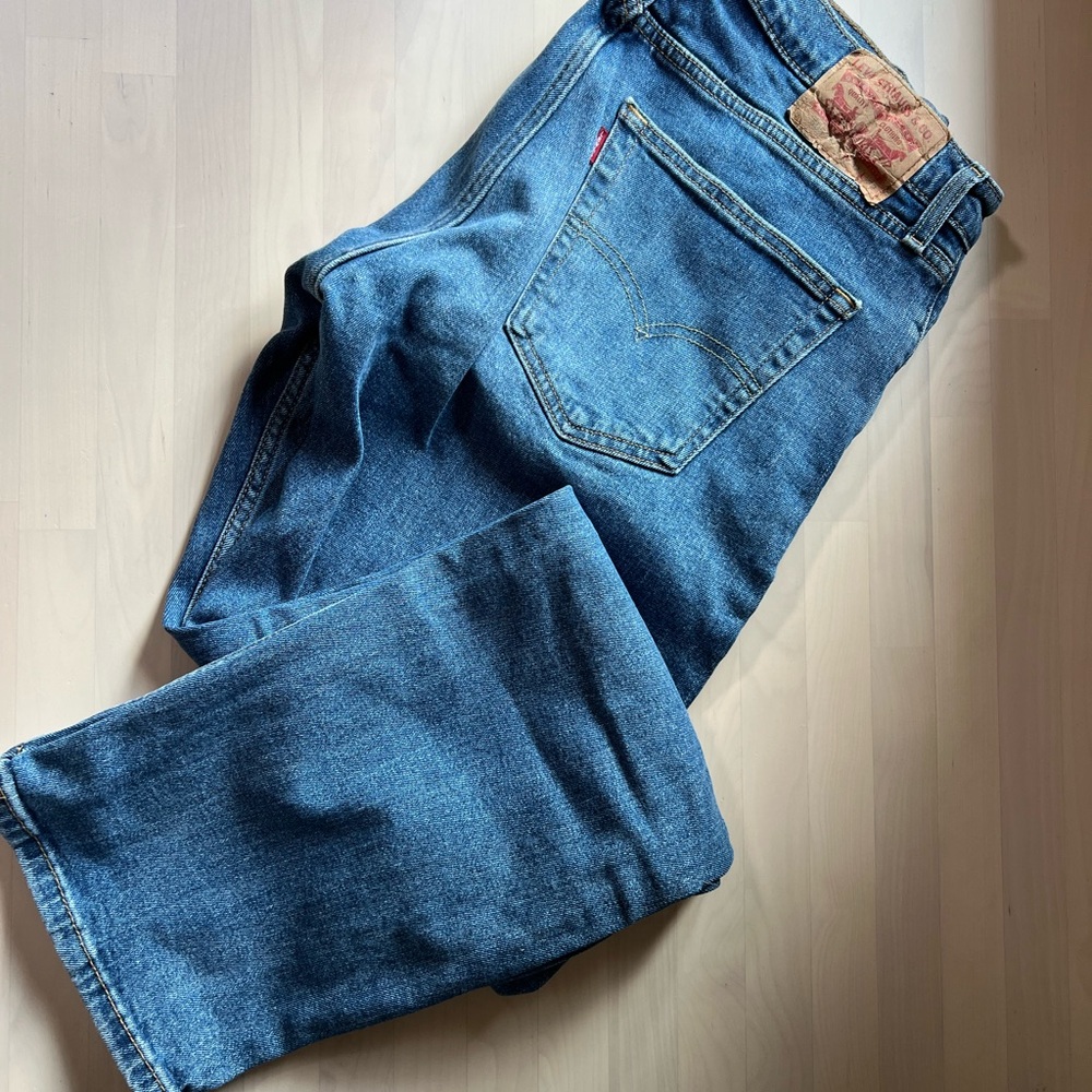 Levi's Men's Straight Fit Blue Jeans
